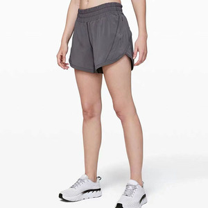 Shorts de yoga sans couture taille haute pour femmes, grande taille, personnalisés, avec compression et effet froncé, respirants, pour la course et le fitness - Product Image 1