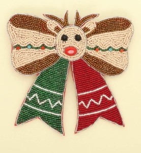 Halloween Bat <b>Bow</b> Embroidery Sequence Seed Bead Hair <b>Clip</b> For Everyday Party Hair <b>Clip</b> for Women Fashion Statement Hair Barrette - Product Image 2