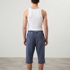 <b>Men</b>’s Loose Fit Capri <b>Sweat</b> <b>Shorts</b> Knee Length Cotton Gym <b>Shorts</b>,Casual 100% Cotton Comfortable Training Casual Sportswear <b>Short</b> - Product Image 2