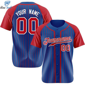 Sublimation Baseball Jersey for Men Adults Durable Fabric Lightweight Short Athletic Fit Breathable UV Protection OEM Baseball - Product Image 5
