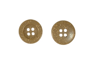 Coconut Shell 4 Hole Flatback Round <b>Buttons</b> Broad Edge Sewing <b>Buttons</b> for Shirt Cardigan Sweater Garment - Product Image 1