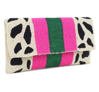 Nouvel Arrivage Pochette de Soirée et de Plage de Luxe pour Femme, Motif Œil Turc, avec Broderie et Perles, en Tissu Tissé à la Main et Perles Durables