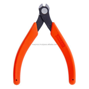 High Quality Xuron Tapered Head Hard Wire Cutter Pliers <b>Orange</b> Handle <b>Light</b> Weight Smooth Work Jewelry Making Wire Cutting Tool - Product Image 2