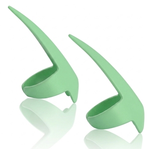Outil professionnel pour la pose d'extensions capillaires : Anneau de séparation pour les doigts, séparateur d'ongles pour le sectionnement, le tissage et le tressage en salon - Product Image 1