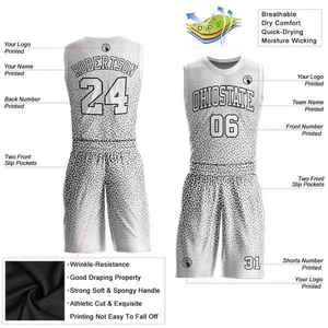 Uniforme de Baloncesto Sublimado Personalizado para Hombre, Jersey del Ohio State sin Mangas, Poliéster que Absorbe la Humedad, Corte Atlético - Product Image 2