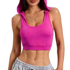 เสื้อฮู้ดเอวลอยสำหรับผู้หญิง, สินค้ามาใหม่เสื้อครอปแบบมีสไตล์ - Product Image 3