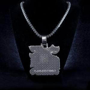 Pendentif Rapper Personnalisé en Argent 925 de Haute Qualité avec Moissanite, Collier Hip Hop, Bijou Plaqué Or, Style Iced Out, Certifié GRA - Product Image 3