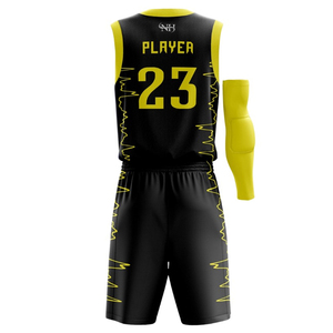 Uniformes de Baloncesto de Alta Calidad, Diseño Personalizado, 100% Poliéster, Uniformes Deportivos de Baloncesto, Venta Especial, Uniformes de Baloncesto Cómodos - Product Image 3