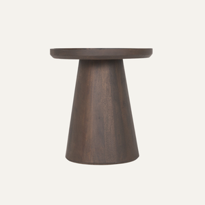 Mesa Auxiliar Minimalista de Madera de Teca Sólida para Interiores - Product Image 3