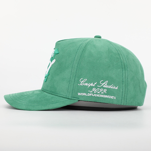 Casquette de baseball en daim à 5 panneaux personnalisée Meidiney, logo brodé 3D, Gorras, casquette structurée pour homme en gros - Product Image 4