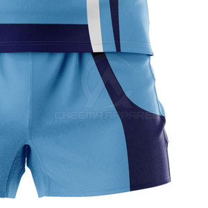 Vêtements de sport d'équipe de qualité supérieure, uniforme de rugby avec tissu respirant, coupe confortable pour l'entraînement et les matchs. - Product Image 5