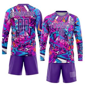 Conjunto de Ropa Deportiva Personalizada OEM para Adultos, Uniforme de Fútbol Transpirable, Trajes Deportivos, Conjuntos para Adultos - Product Image 4