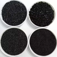 Charbon actif granulaire à base de coque de noix de coco, qualité industrielle, adsorbant pour le traitement des eaux usées, conditionnement en sac valve de 25 kg