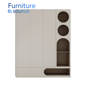 Elegante minimalista moderno dormitorio armarios de alta calidad mejor precio solución de almacenamiento hecho en Vietnam para apartamento y comedor uso - Product Image 2