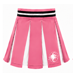 Ensemble d'uniformes de cheerleading rose vif personnalisés, jupe plissée, haut court, tenue de performance d'équipe, compétition de danse, vêtements de sport athlétiques - Product Image 3