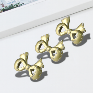 Poignée de meuble contemporaine en alliage de zinc avec bord en cristal, durable et écologique, en forme d'arc, pour cuisine, commode, tiroir, chambre à coucher - Product Image 2