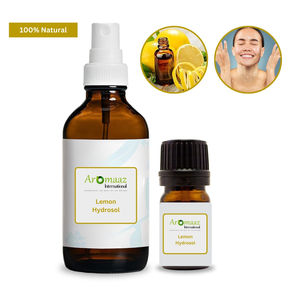 Hydrolat de citron pur certifié biologique (eau florale) approuvé par l'OMS-GMP, liquide, vente en gros depuis l'Inde - Product Image 1