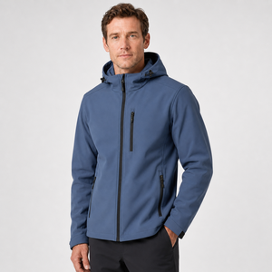 Chaqueta Softshell para Hombre de la Mejor Calidad, Estilo Ajustable, Variedad a la Moda, Etiqueta Personalizada, Servicio OEM - Product Image 3