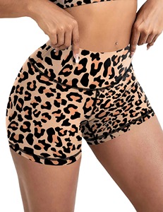 Custom Wholesale Womens Sublimation Seam Biker Shorts High Waist <b>Tummy</b> <b>Control</b> Squat Proof Butt Lifting Yoga Gym Shorts - Product Image 2