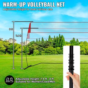 Rete da Pallavolo Autoportante per Allenamento, Altezza Regolabile, Sistema Portatile con Borsa per il Trasporto, per Uso Interno ed Esterno, Qualità Professionale - Product Image 2