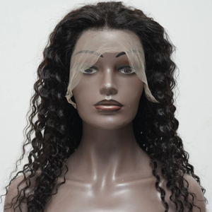 Hot Selling Raw Indian Curly Hair <b>Wigs</b> for <b>Black</b> Women Brazilian Human Hair Frontal <b>Wig</b> 4c Edge <b>Wig</b> with Curly Baby Hair latest - Product Image 1