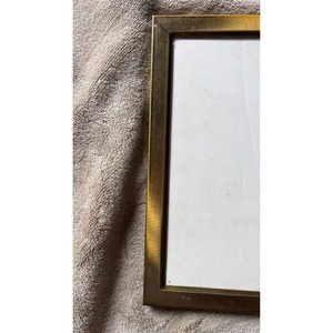 Aluminum Photo <b>Frame</b> <b>with</b> Embossed Floral Design Tabletop Vertical Orientation Handmade Metal <b>Frame</b> - Product Image 4