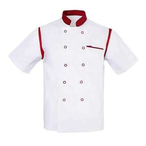 เสื้อเชฟแขนยาวผ้าโพลีเอสเตอร์/คอตตอน ระบายอากาศได้ดี สำหรับผู้ชาย ผู้หญิง และทุกเพศ  พร้อมปักโลโก้ตามสั่ง เหมาะสำหรับร้านอาหารและบาร์ - Product Image 3