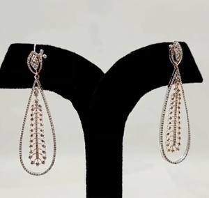 Pendientes de Diamantes Naturales de Corte Brillante de Alta Calidad, 2.70 Ct, Oro de 14 Quilates, Certificados por IGI, Chapados en Rodio, para Mujer, Boda - Product Image 2