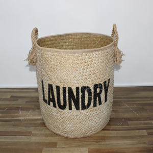 Artex Dong Thap Factory Panier en jonc de mer tissé artisanal pour l'organisation du stockage à domicile et à des fins décoratives - Product Image 4