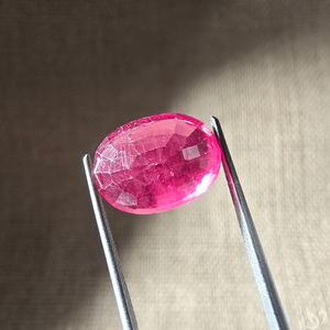 7.92CT Mozambique Ruby Oval Cut African Red Loose Gemstone for Collection and Custom Jewellry - Product Image 2
