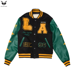 Nouvelle veste de baseball d'hiver tendance pour homme, avec logo personnalisé, confortable, douce au toucher, à bas prix, grande taille, en matériau authentique. - Product Image 3