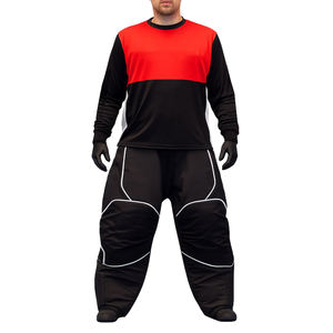 เสื้อเจอร์ซีย์ฟลอร์บอลสำหรับผู้รักษาประตูแบบพิมพ์ลายตามสั่ง ระบายอากาศได้ดี บุฟองน้ำ แขนยาว ป้องกันแรงกระแทก ผลิตจากโพลีเอสเตอร์ ดีไซน์สำหรับผู้ชาย ผู้หญิง และทีม - Product Image 1