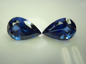 Tanzanita 2026, el Más Vendido, 2 Piezas Piedras facetadas con corte de pera a juego, 11 quilates aprox. Par de piezas para joyería y piedras preciosas al por mayor - Product Image 3