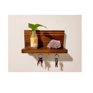 Porte-clés mural en bois contemporain, conçu pour valoriser le rangement fonctionnel de la maison avec un style raffiné - Product Image 2