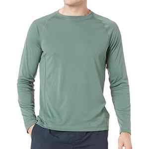 เสื้อแรชการ์ดผู้ชายแขนยาว ระบายอากาศได้ดี สไตล์ใหม่ คุณภาพดีที่สุด ราคาถูก รับผลิตตามสั่ง พร้อมปักโลโก้ด้านหน้า - Product Image 1