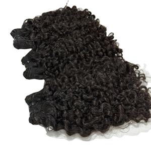 Extensions de cheveux naturels 100% humains, ondulés profonds, en vrac, cuticules alignées, pointe plate, prix de gros, extensions à clipser - Product Image 3