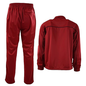 Best Selling Lightweight Polyester Cotton Drawstring Tracksuit Men Sports Wear High Quality Fitness Streetwear Solid Pattern - Product Image 3