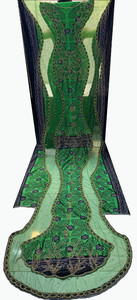 <b>Eco</b>-<b>Friendly</b> Quick-Dry Wedding Industry Use Somali Bridal Dirac 3-Piece Jacquard Weft Knit Spandex/Polyester Woven Silk <b>Fabric</b> - Product Image 3