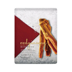 Masque en tissu WHISIS Nature Origin au ginseng rouge - Beauté coréenne, soins de la peau coréens, cosmétiques coréens, masque visage anti-âge, sans cruauté animale - Product Image 1