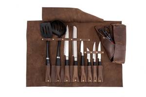 Lightweight Genuine Premium Customized Color Classic Portable Professional Chef Knife Roll Handmade LKR-0376 - Product Image 4