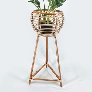 Étagères en rotin pour plantes, meilleur choix, magnifique support pour plantes, support à fleurs. - Product Image 2