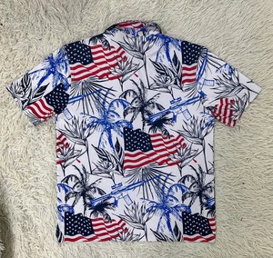 Camiseta Polo para Hombre, Estampado de Plantas, Manga Corta, Casual, Transpirable, Tejido Elástico en Cuatro Direcciones, Polos de Golf de Alta Calidad - Product Image 4