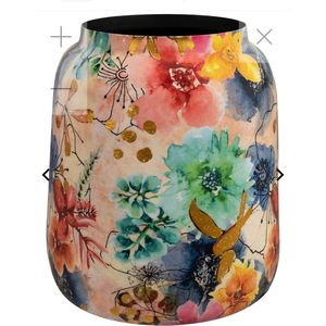 Florero de Metal Pintado a Mano, Maceta Decorativa con Arte Floral para Decoración del Hogar, Sala de Estar, Oficina, Centro de Mesa, Suministro al por Mayor - Product Image 6