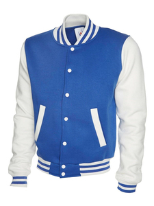 Service OEM personnalisé – Blouson de baseball vintage pour homme avec manches en polyester/coton et patchs brodés rayés sur le devant – Collection Automne/Hiver - Product Image 6