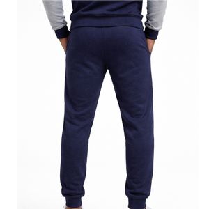 ชุดเซ็ตแทรคสูทผู้ชายสไตล์สตรีทแวร์ ผ้าหนานุ่มสองสี มีฮู้ด ซิปหน้า กางเกงจ็อกเกอร์ ผ้าฝ้ายฟลีซ เหมาะสำหรับฤดูหนาว สวมใส่สบาย รับสกรีนลายตามสั่ง - Product Image 6