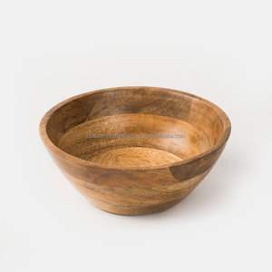 Tazón de Madera de Acacia de Alta Calidad, Hecho a Mano, Sostenible, Ecológico, Vajilla Decorativa para Servir, Calidad de Exportación - Product Image 2