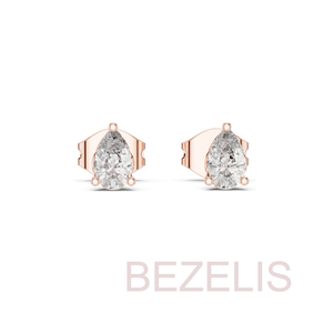 Pendientes de Diamantes HPHT Cultivados en Laboratorio, Corte Pera, Joyería Premium, Joyería Fina, Regalo de Novia, Accesorio de Lujo, Certificado - Product Image 3