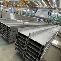 Viga de Acero de Alta Resistencia 4340, Tamaño 140x80mm-300x126mm, Estándar ASTM, Viga Estructural de Soporte de Carga para Maquinaria Pesada