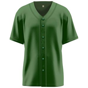 Green <b>Baseball</b> Jersey Short Sleeve Lightweight Women’s <b>Baseball</b> Jersey for Summer Wear and Everyday Sports Style - Product Image 1