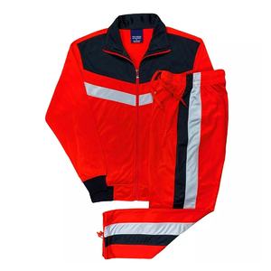 ชุดวอร์มสำหรับผู้ชายชุดวอร์ม2ชิ้นสไตล์ย้อนยุคเสื้อแจ็คเก็ตและกางเกงระบายอากาศใหม่เข้าชุด - Product Image 3